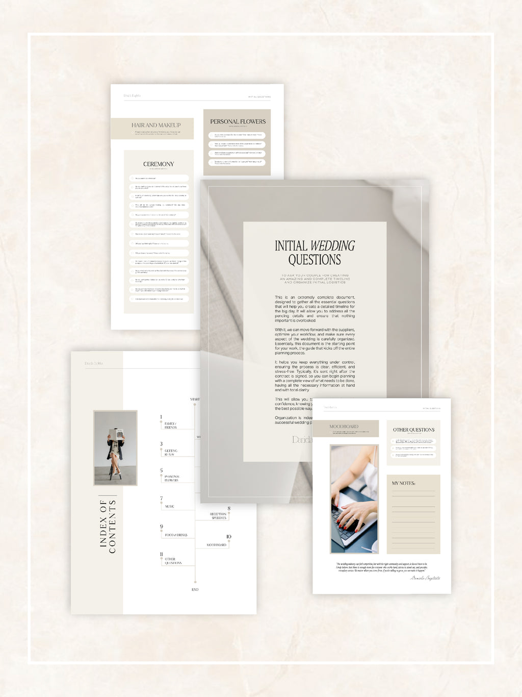 Initial Wedding Questions
